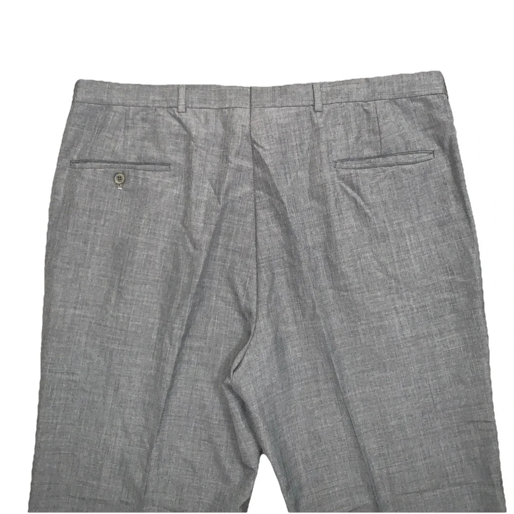 Christian Dior Monsieur Gray Business Straight Leg Dress Pants Size 38x29 Preppy